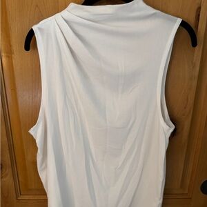 Sleeveless White Women's Top